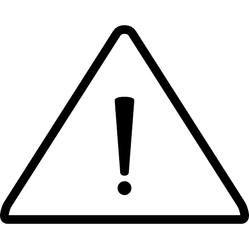 Exclamation Triangle Line icon