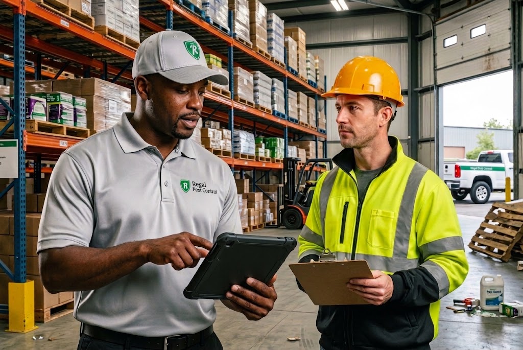 Regal Pest Control commercial technician